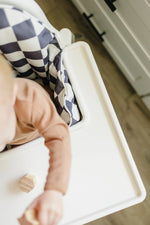 Little Joy Co. Black Checker Cushion Cover For IKEA Antilop Highchair - Everetts Place Boutique - 