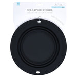 Three Little Tots Black Collapsible Bowl for Travel or Home - 