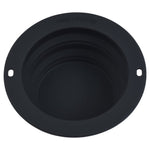 Three Little Tots Black Collapsible Bowl for Travel or Home - 