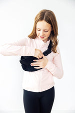 Mila & Rose ® Black Fleece Belt Bag - 