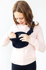 Mila & Rose ® Black Fleece Belt Bag - 