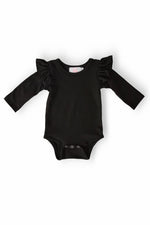 Mila & Rose ® Quality flutter bodysuit, matchable with skirts & tees -