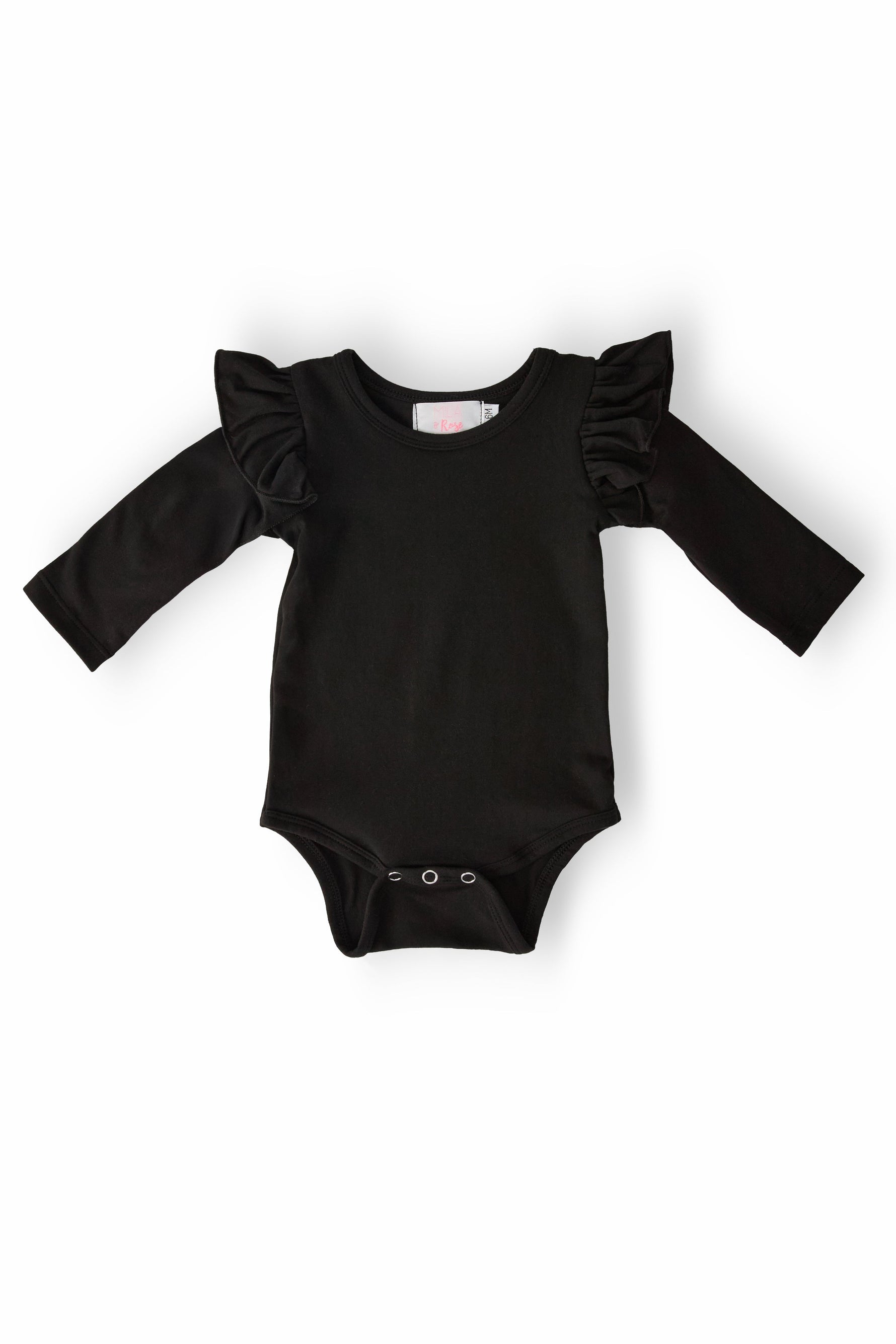 Mila & Rose ® Quality flutter bodysuit, matchable with skirts & tees -