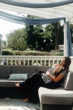 Little Mae & Co Black Race Ring Sling Carrier - 