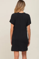 PinkBlush PinkBlu Maternity Dress with Front Pocket for Stylish Moms to Be - Apparel & Accessories > Clothing > Maternity Clothing > Maternity Dresses Apparel & Accessories > Clothing > Dresses
