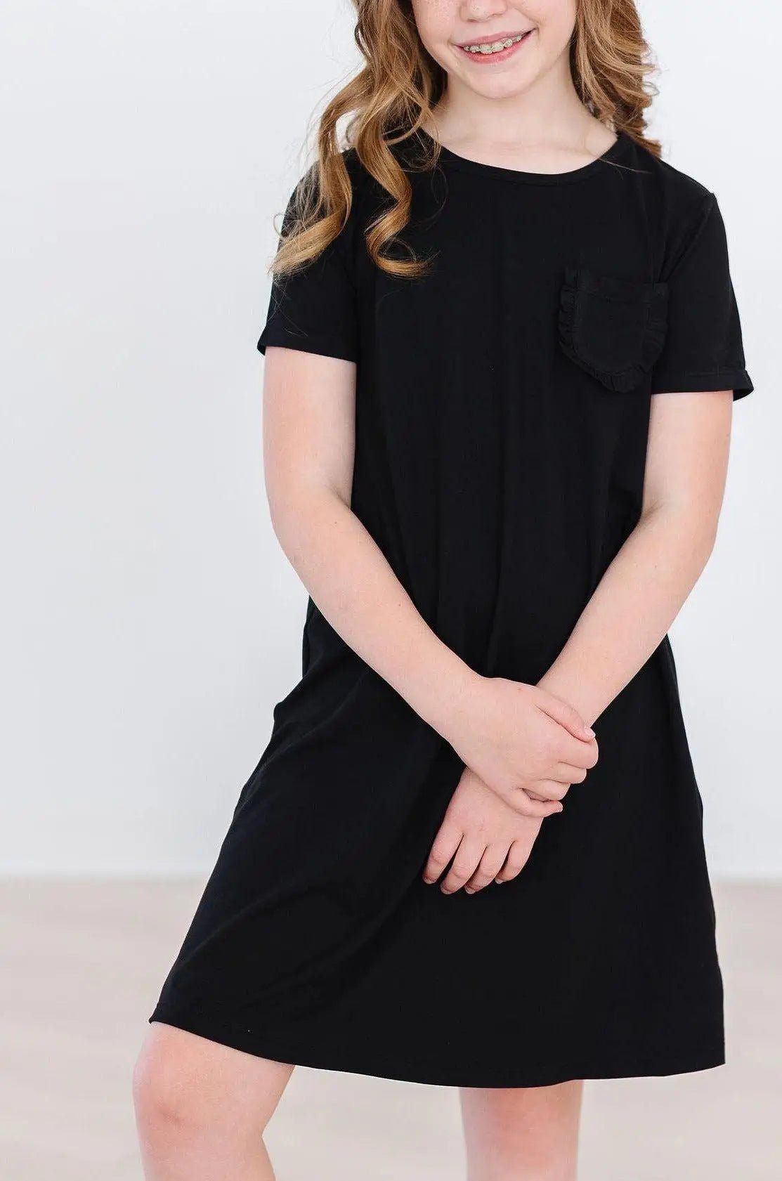 Mila & Rose ® Black T-Shirt Dress - 
