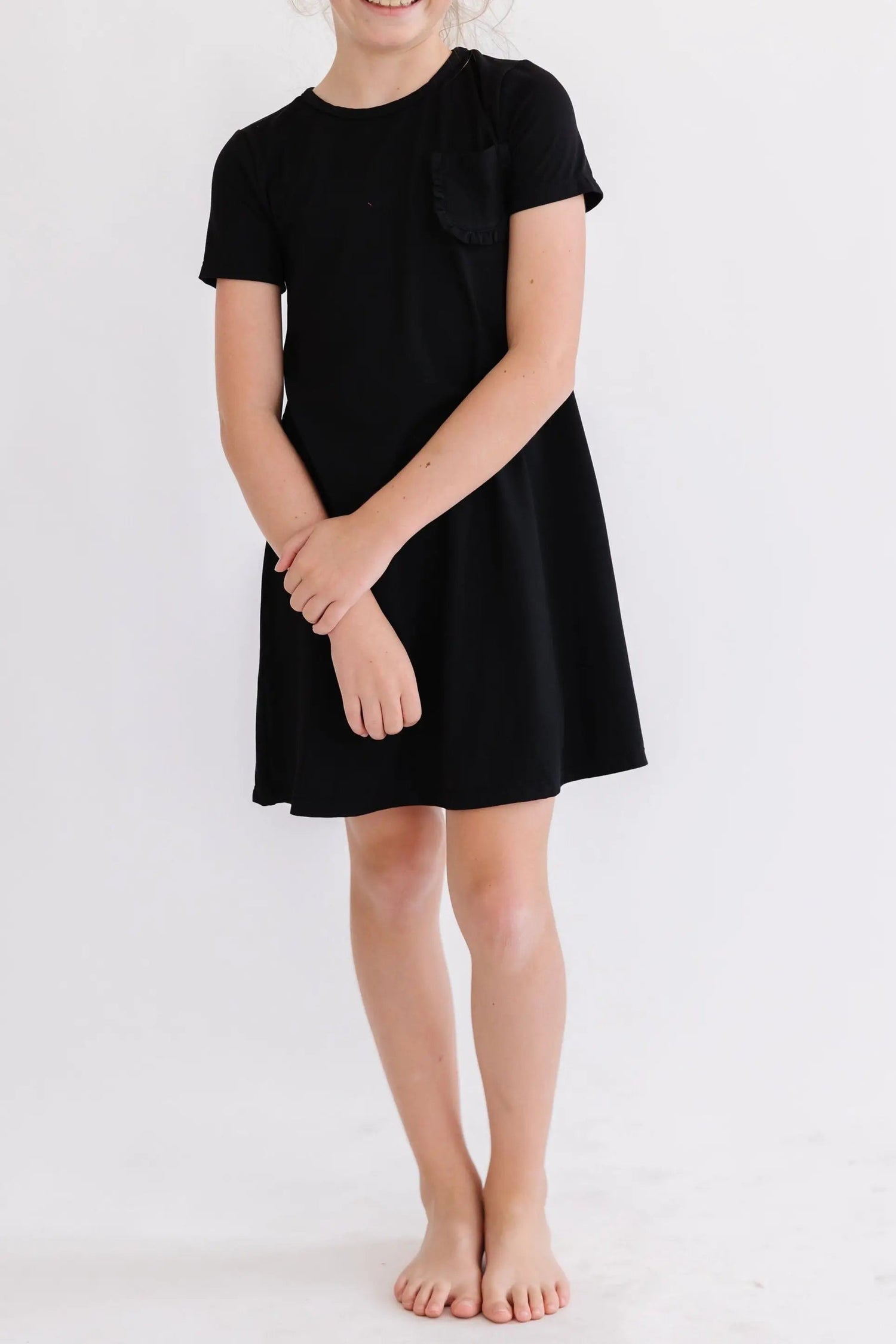 Mila & Rose ® Black T-Shirt Dress - 