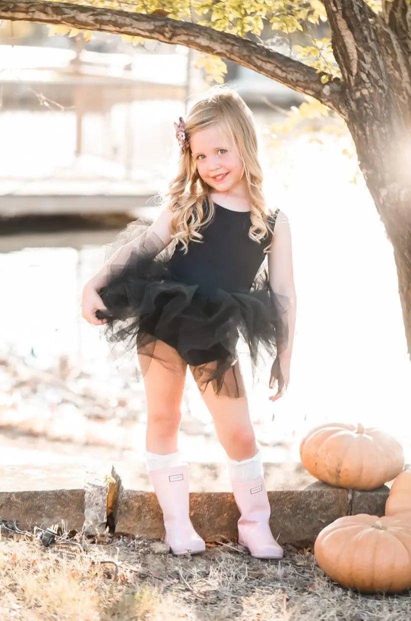 Black Tank Tutu Leotard - Tutu, Happiness, Pink, Child, People in nature | Everetts Place