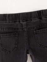 Rylee Faith Designs Black Tight Bell Bottoms Denim Jeans Pants - 