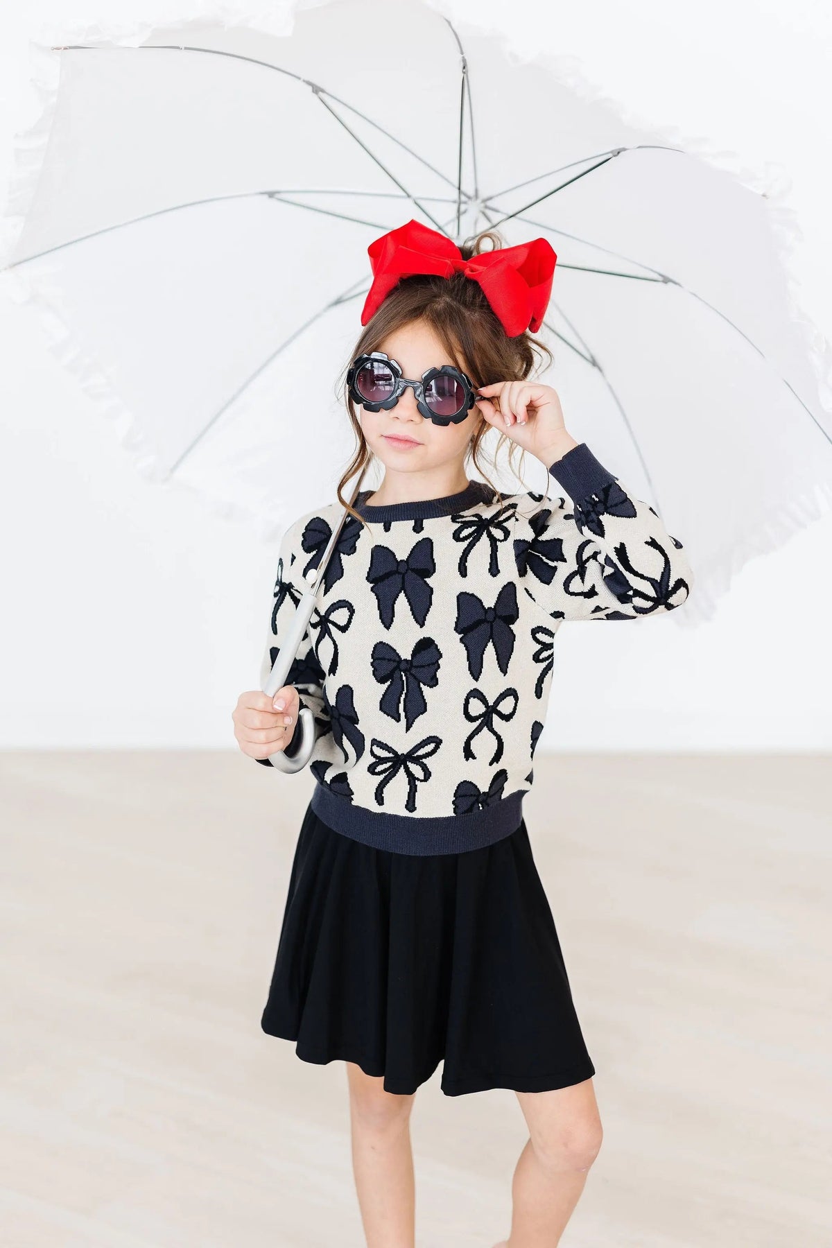 Mila & Rose ® Black Twirl Skort - 