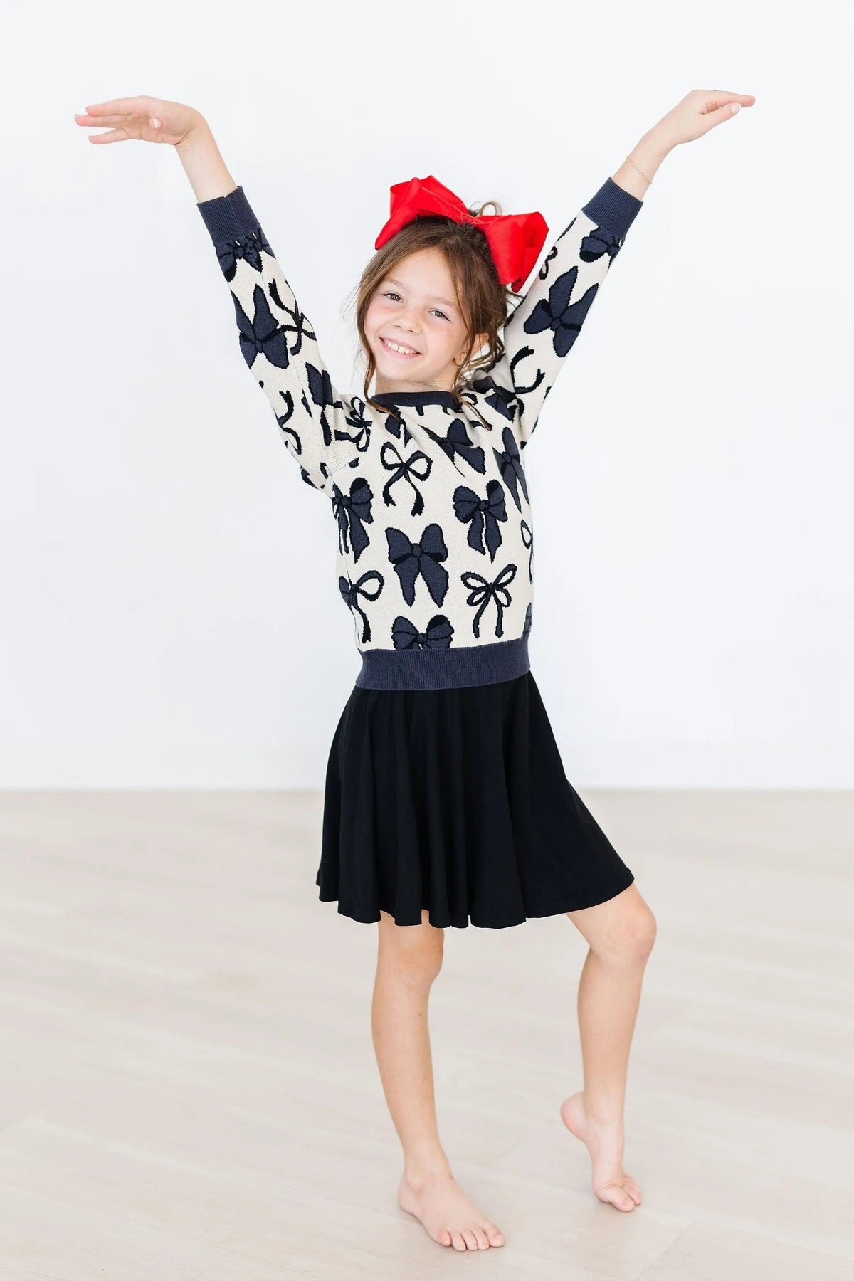 Mila & Rose ® Black Twirl Skort - 