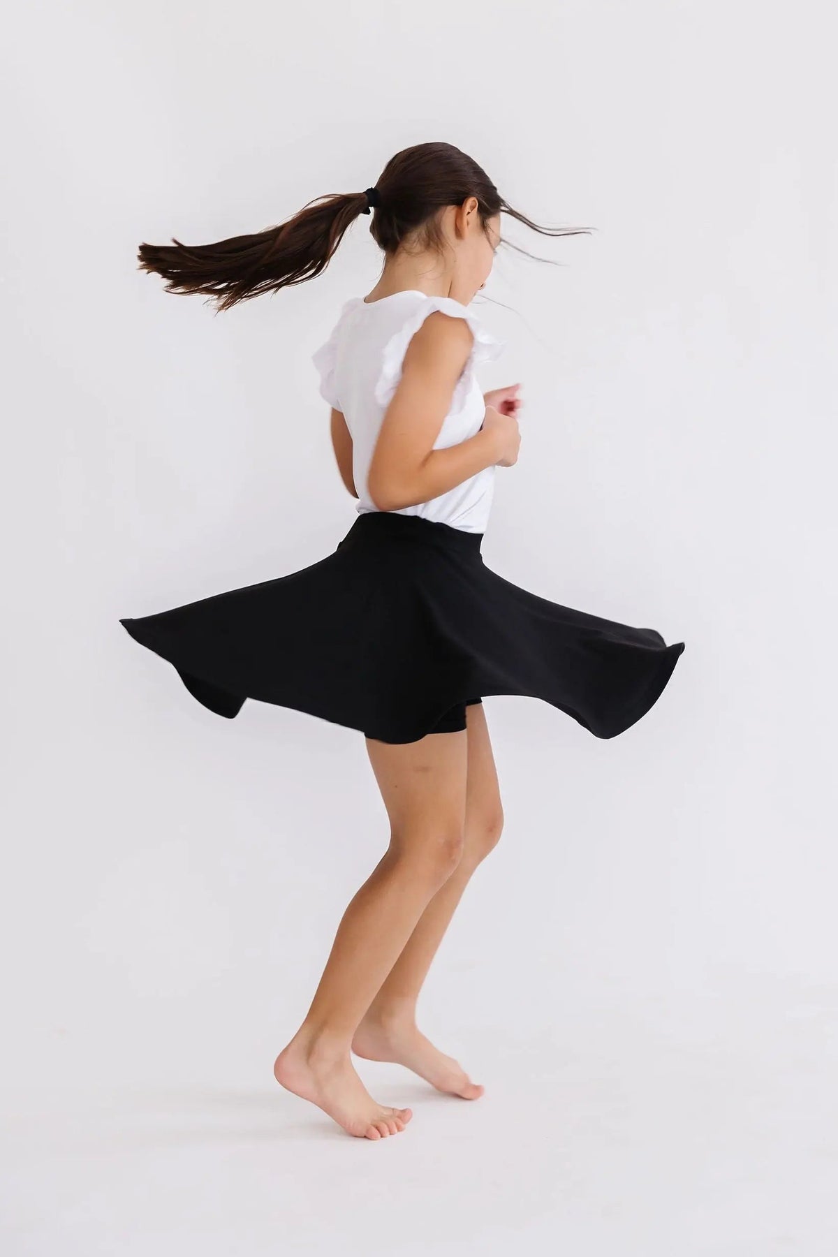 Mila & Rose ® Black Twirl Skort - 