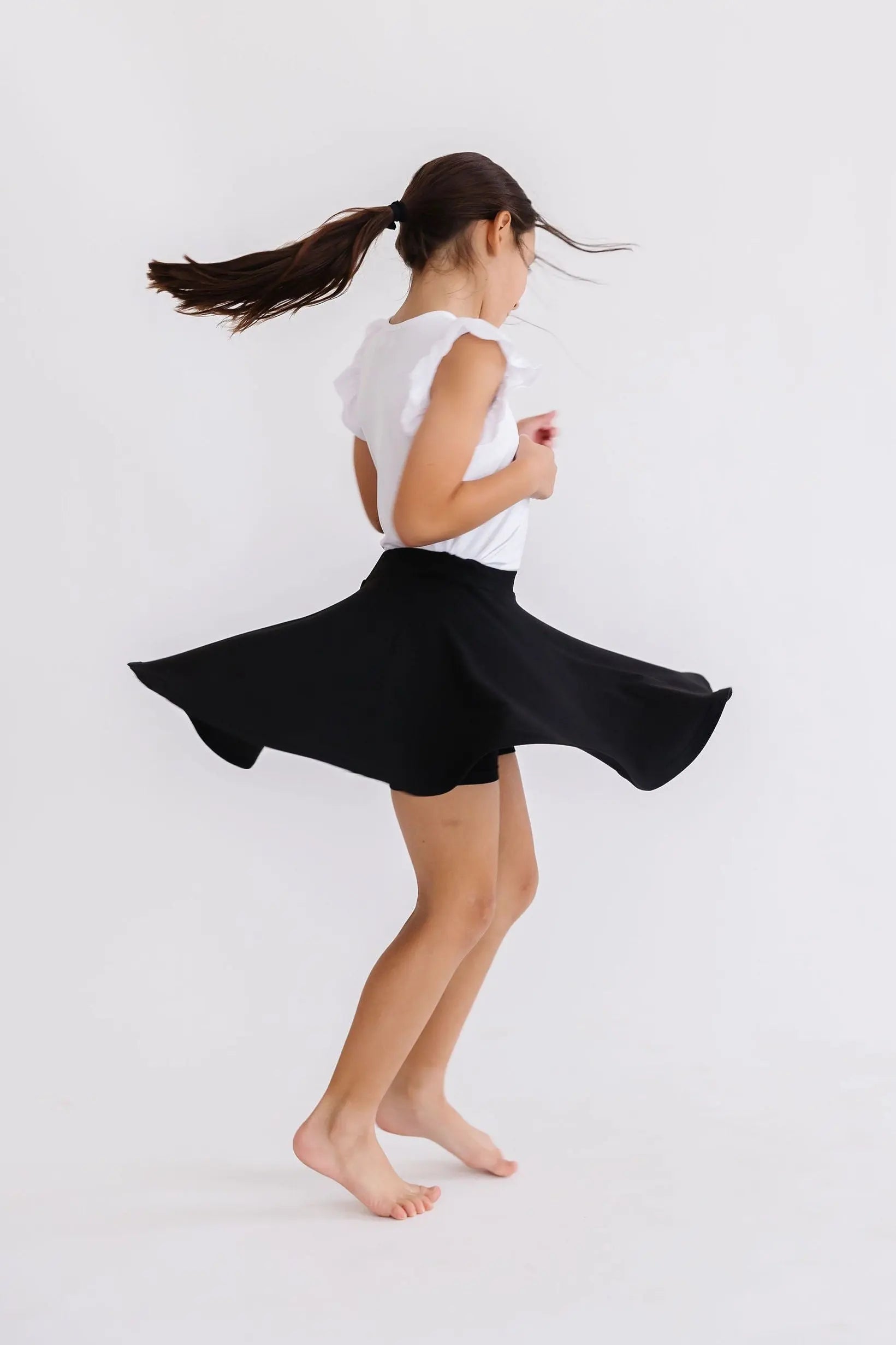 Mila & Rose ® Black Twirl Skort - 