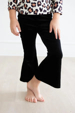 Mila & Rose ® Black Velvet Bells High Waist Pants For Girls And Teens - 