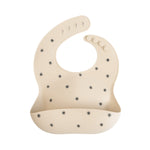 Silicone Baby Bib, Polka Dot Print by Mushie