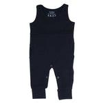 Sweet Bamboo Blazing Black Overall with Snap Closure and Cuffed Legs for Trend Setters - 