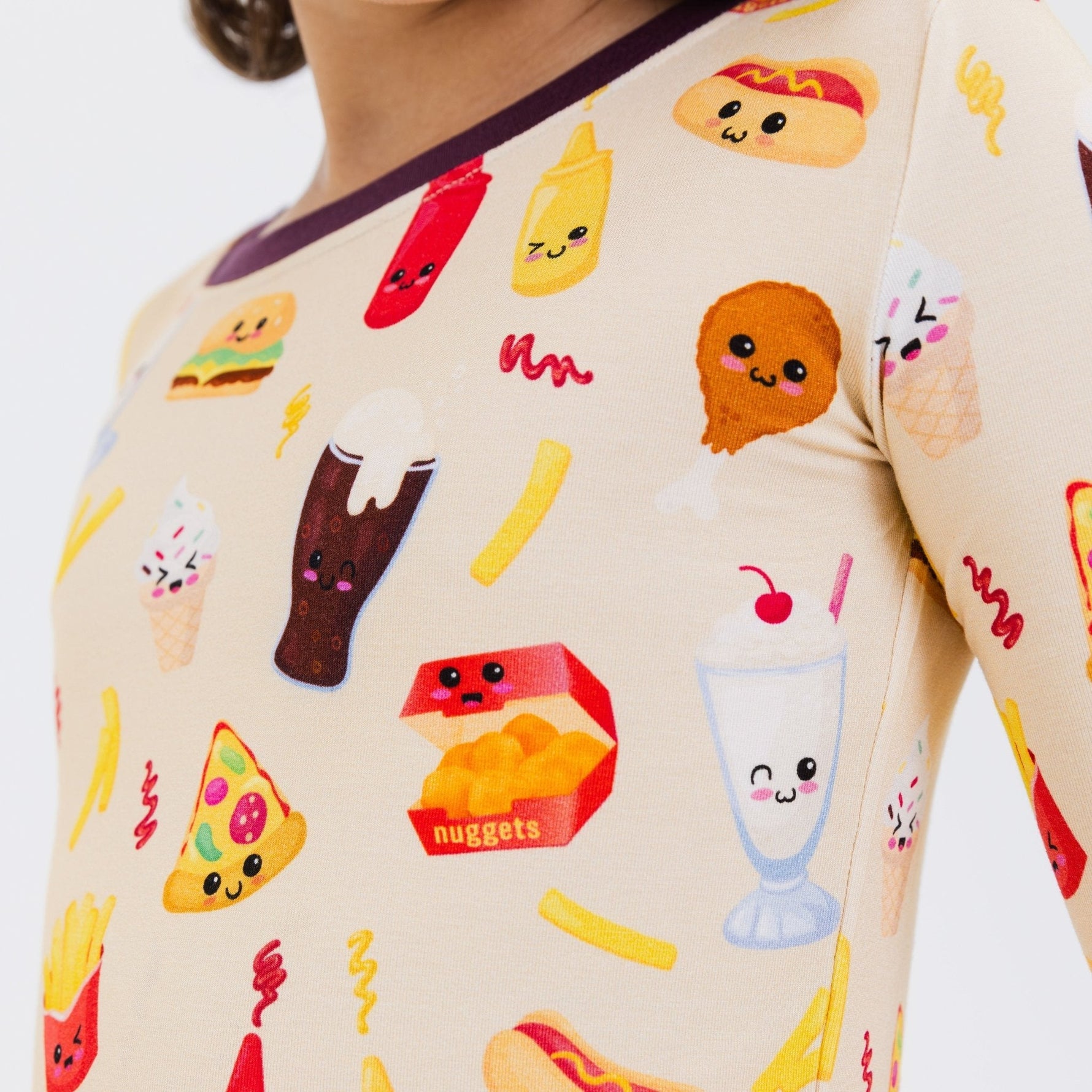 Bam & Stitch Blissful Bites Long Sleeve Pajamas - 