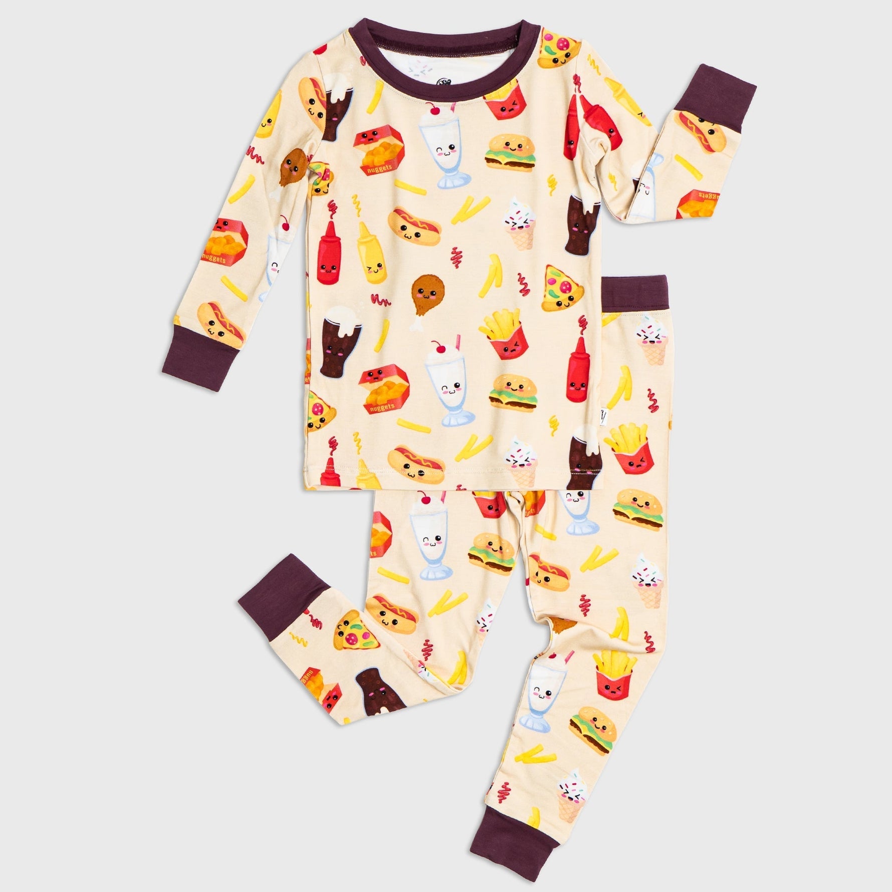 Bam & Stitch Blissful Bites Long Sleeve Pajamas - 