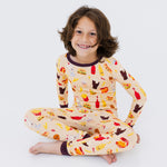 Bam & Stitch Blissful Bites Long Sleeve Pajamas - 
