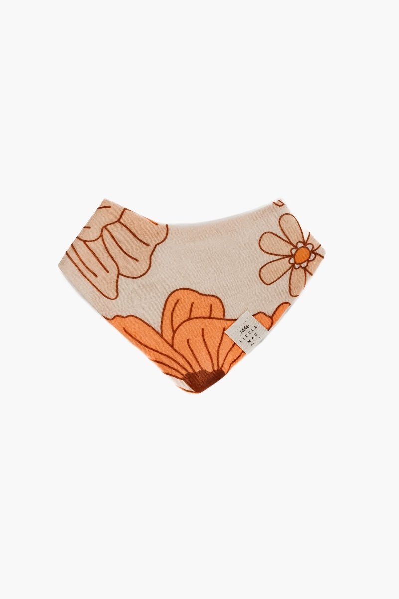 Little Mae & Co Blooming Bandana Bib Organic Cotton 4 Layer Absorbent - Everetts Place Boutique - 