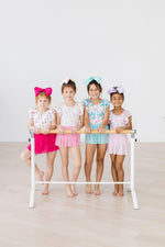 Mila & Rose ® Blooming Beauty Short Sleeve Twirl Ballet Leotard For Girls - 