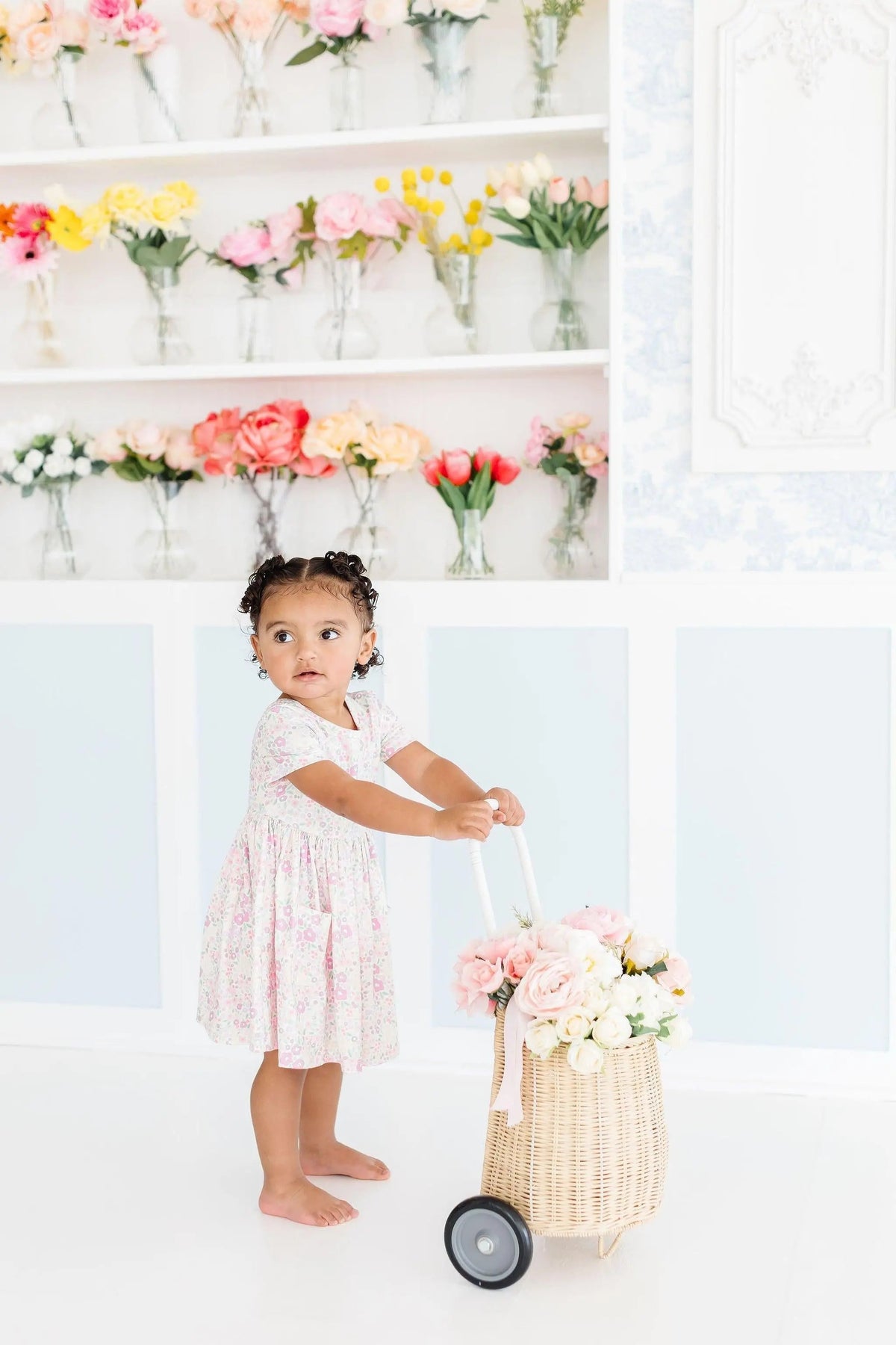 Mila & Rose ® Blooming Beauty S/S Pocket Twirl Dress - 