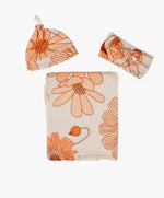 Little Mae & Co Blooming Bow Headwrap For Girls Stretchy Jersey Knit - Everetts Place Boutique - 