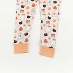 Dreamlet Blossom and Boo Bamboo Viscose Long Sleeve Pajama Set - Everetts Place Boutique - 