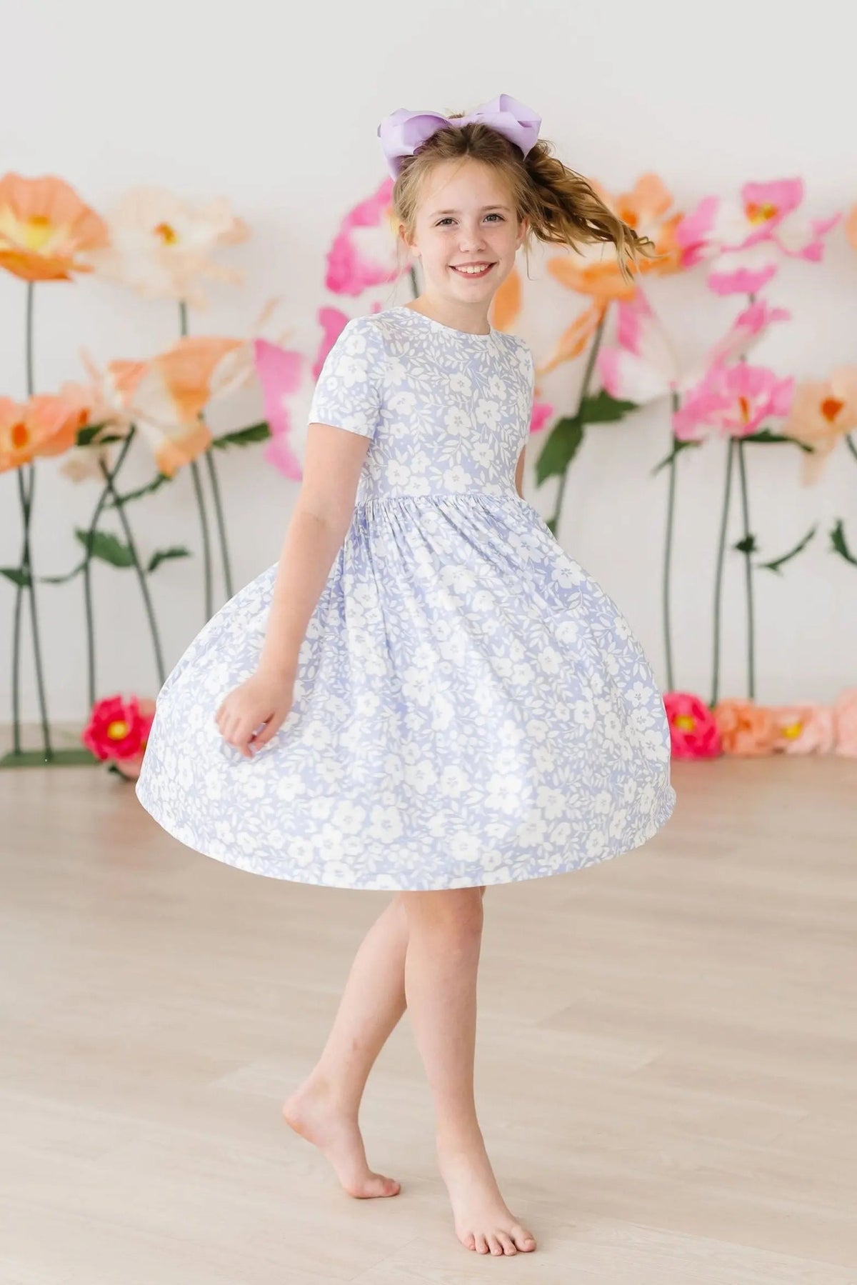 Mila & Rose ® Blossom Bliss S/S Pocket Twirl Dress - 