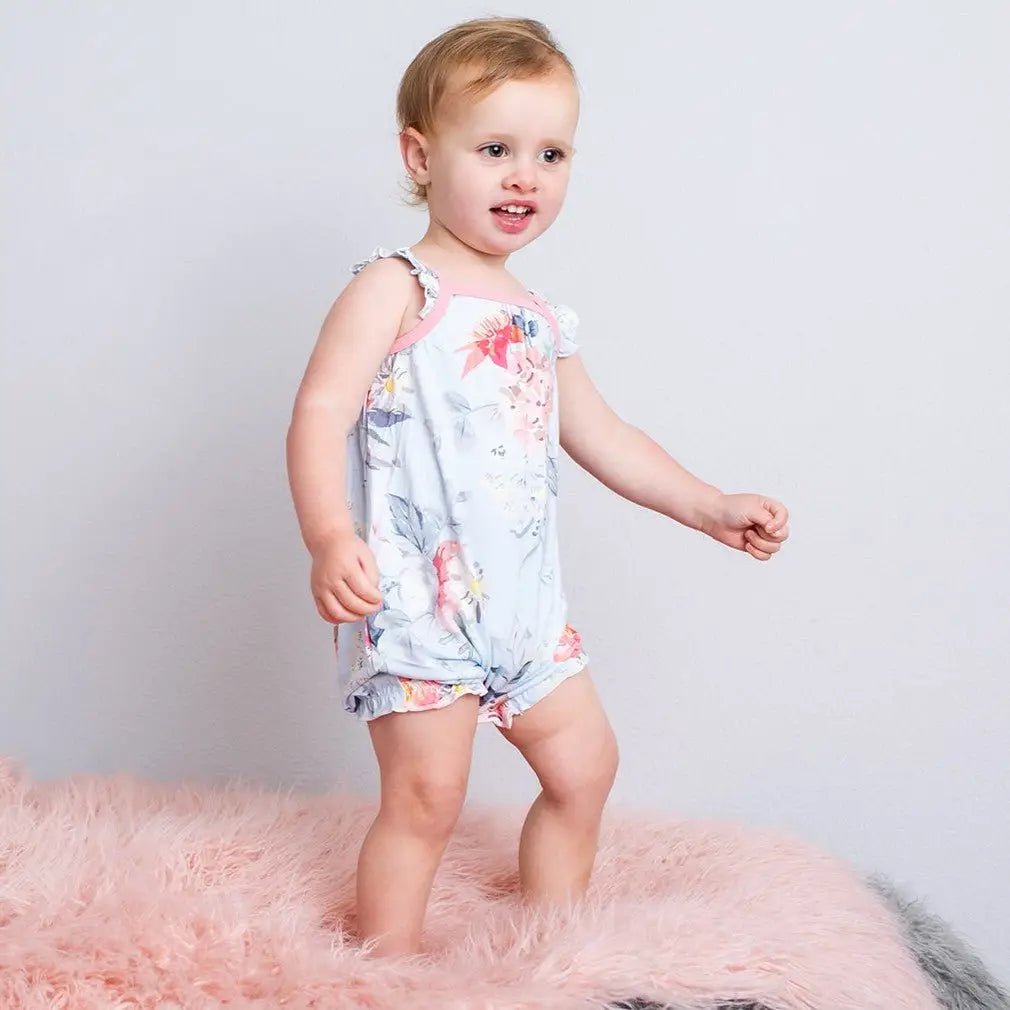 Bestaroo Blossom Snooze Bamboo Bubble Romper For Baby Sleepwear - 