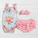Bestaroo Blossom Snooze Ruffle Bloomer Set - 