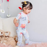 Blossom Snooze S/S Pajama - Sleeve, Baby & Toddler Clothing, Textile, Pink, Child | Everetts Place