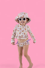 DREAM BIG LITTLE CO BLOSSOMIN’ BUTTERFLY DREAM 2 - PIECE RASH GUARD RUFFLE SWIM SUITEveretts Place