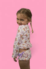 DREAM BIG LITTLE CO BLOSSOMIN’ BUTTERFLY DREAM 2 - PIECE RASH GUARD RUFFLE SWIM SUITEveretts Place