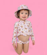DREAM BIG LITTLE CO BLOSSOMIN’ BUTTERFLY DREAM 2 - PIECE RASH GUARD RUFFLE SWIM SUITEveretts Place