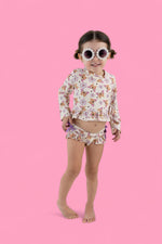 DREAM BIG LITTLE CO BLOSSOMIN’ BUTTERFLY DREAM 2 - PIECE RASH GUARD RUFFLE SWIM SUITEveretts Place