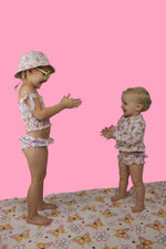 DREAM BIG LITTLE CO BLOSSOMIN’ BUTTERFLY DREAM 2 - PIECE RASH GUARD RUFFLE SWIM SUITEveretts Place