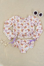DREAM BIG LITTLE CO BLOSSOMIN’ BUTTERFLY DREAM 2 - PIECE RASH GUARD RUFFLE SWIM SUITEveretts Place