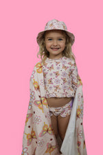DREAM BIG LITTLE CO BLOSSOMIN’ BUTTERFLY DREAM 2 - PIECE RASH GUARD RUFFLE SWIM SUITEveretts Place