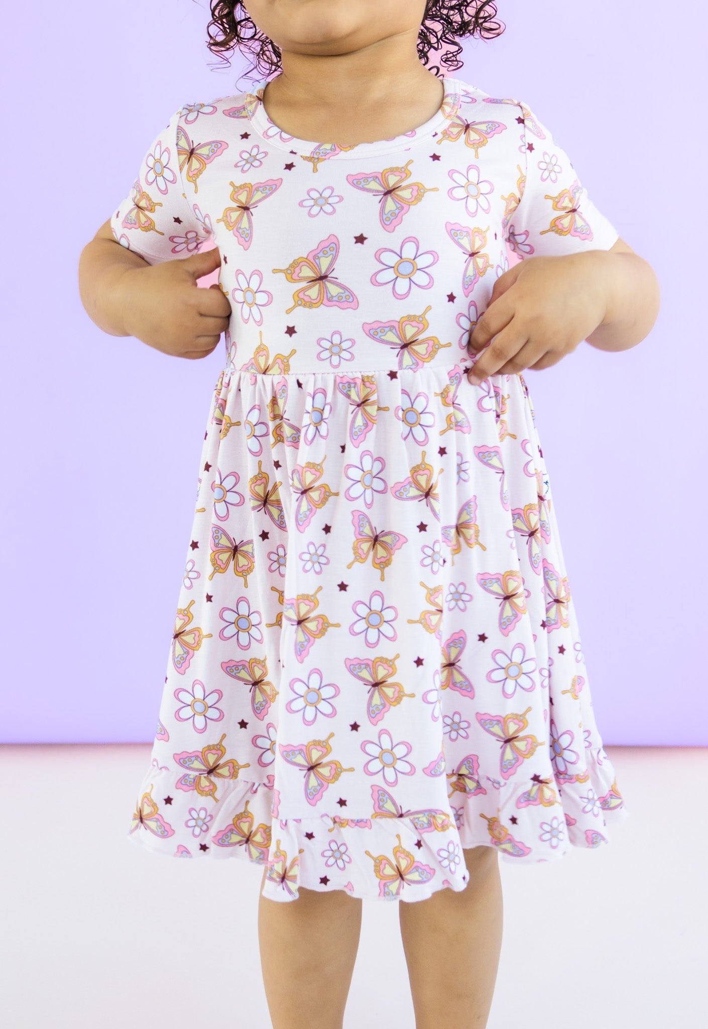 DREAM BIG LITTLE CO BLOSSOMIN' BUTTERFLY DREAM RUFFLE DRESSEveretts Place