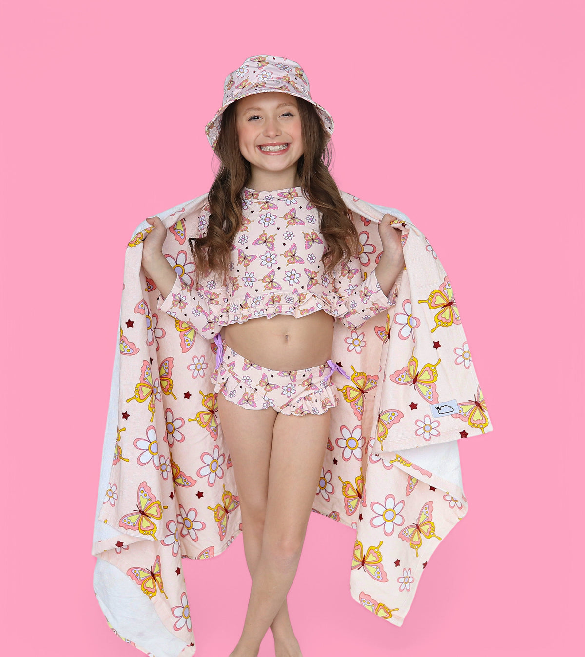 DREAM BIG LITTLE CO BLOSSOMIN’ BUTTERFLY DREAM TOWELEveretts Place