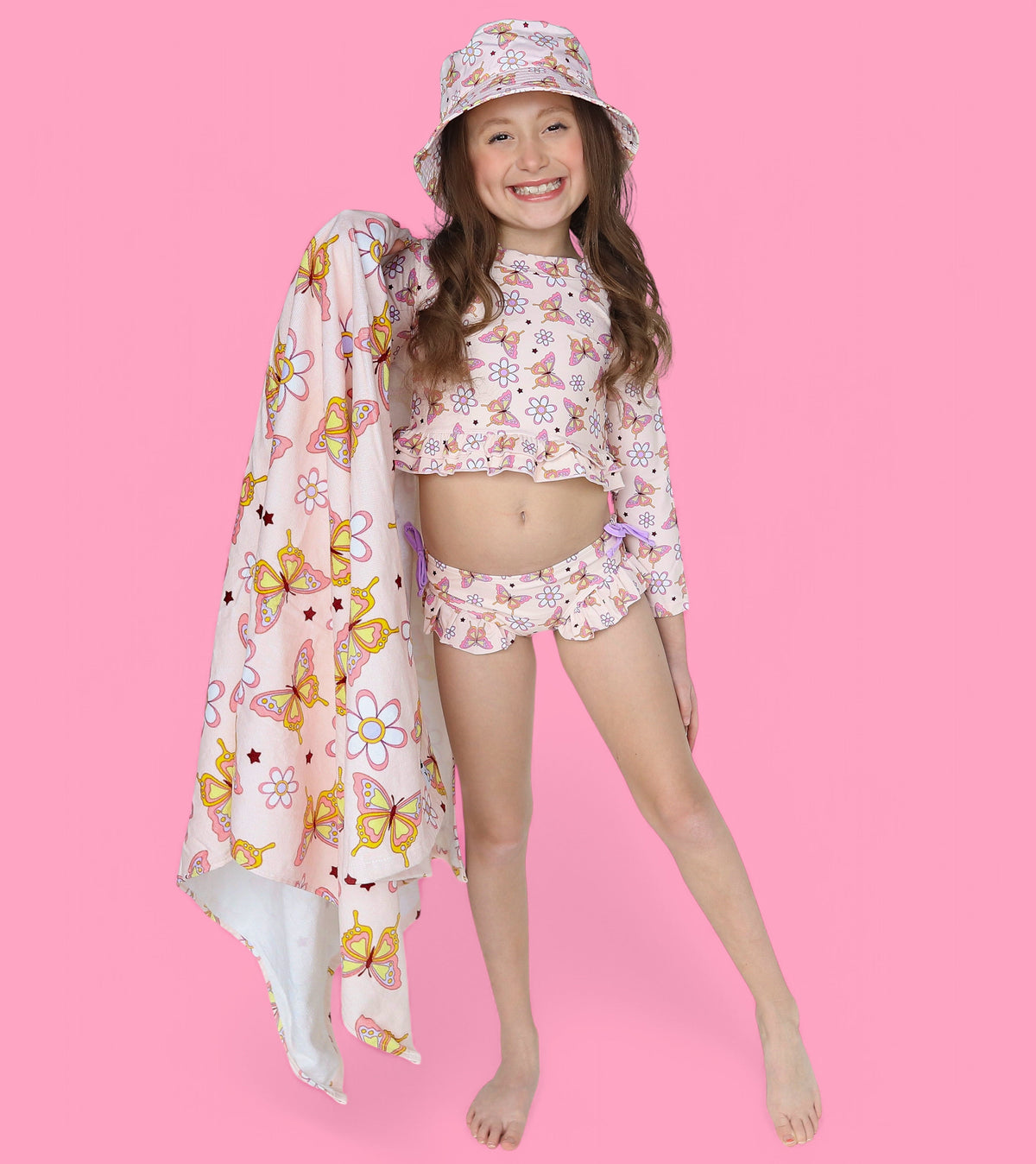 DREAM BIG LITTLE CO BLOSSOMIN’ BUTTERFLY DREAM TOWELEveretts Place