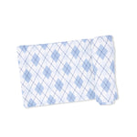 Angel Dear Blue Argyle - Swaddle Blanket - 