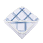 Newcastle Classics Blue Buffalo Check Plaid Hooded Towel Set with Soft Cotton for Kids - Baby & Toddler > Baby Bathing Cotton Hooded Towel & Washcloth Set