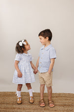 Mebie Baby Blue Bunny Dress - 