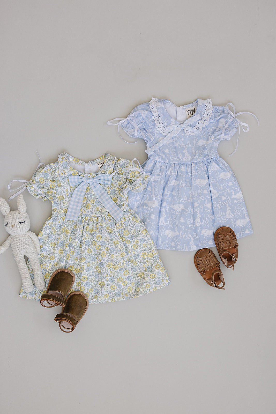 Mebie Baby Blue Bunny Dress - 