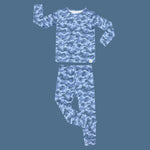 Sweet Bamboo Blue Camouflage Big Kid Pajama - 