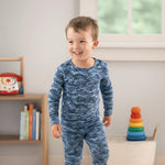 Sweet Bamboo Blue Camouflage Big Kid Pajama - 