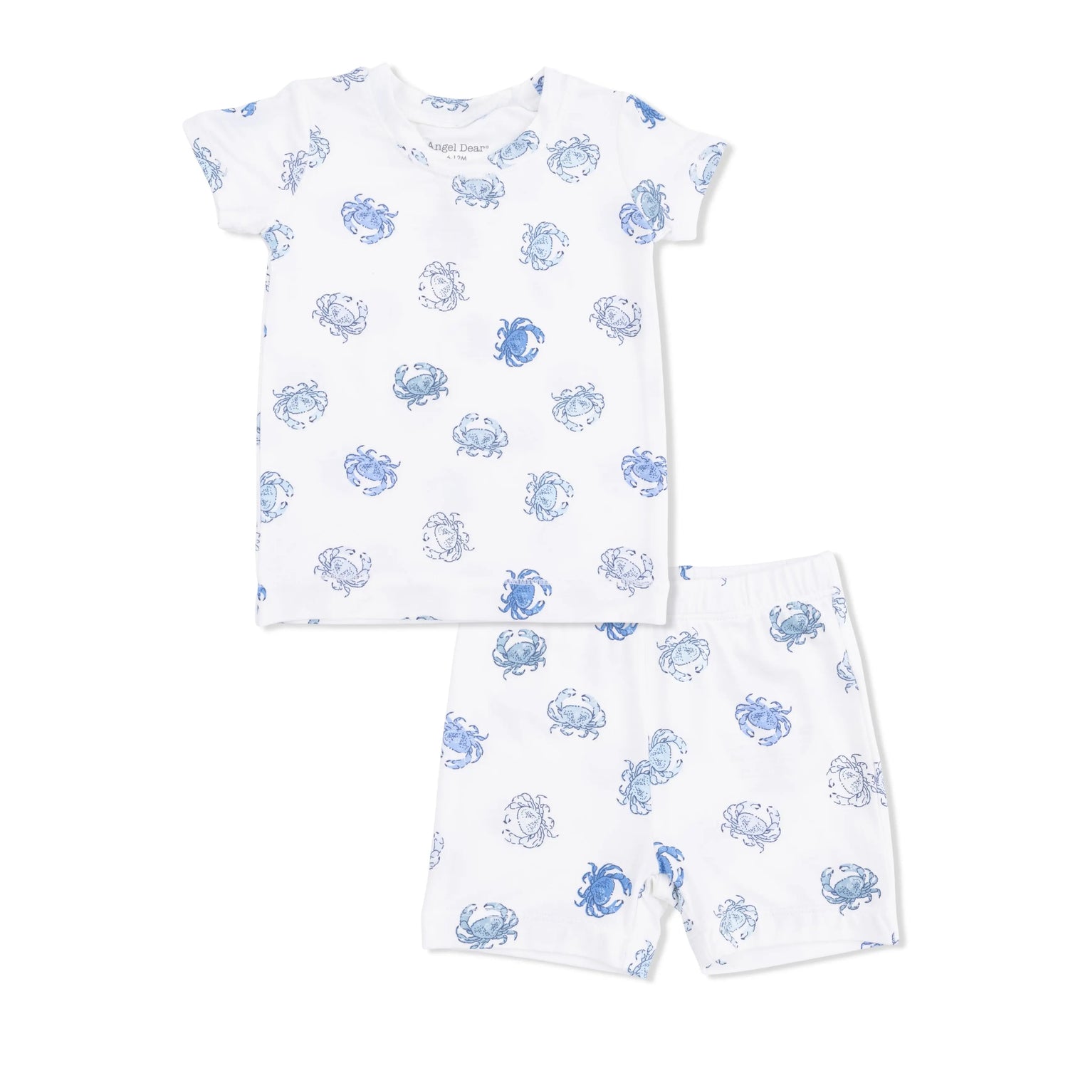 Angel Dear Blue Crabs - Loungewear Short Set - 