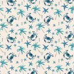 Sweet Bamboo Blue Crabs Tank Romper for Infants and Toddlers Comfortable Summer Wear - 